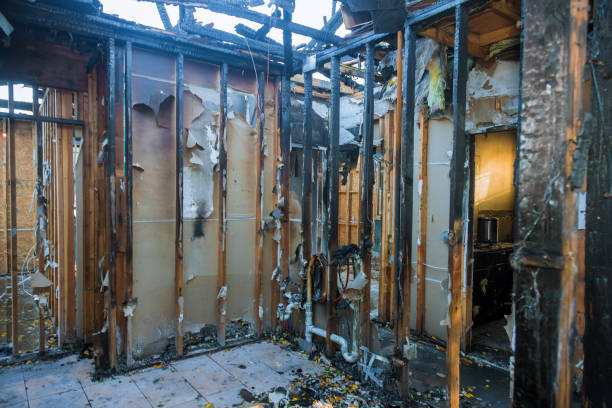 Professional Emergency Fire Cleanup technician working in Glyndon, MN